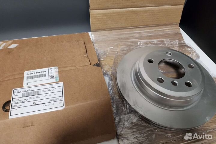 Задние тормозные диски BMW F30 F32 F34 оригинал