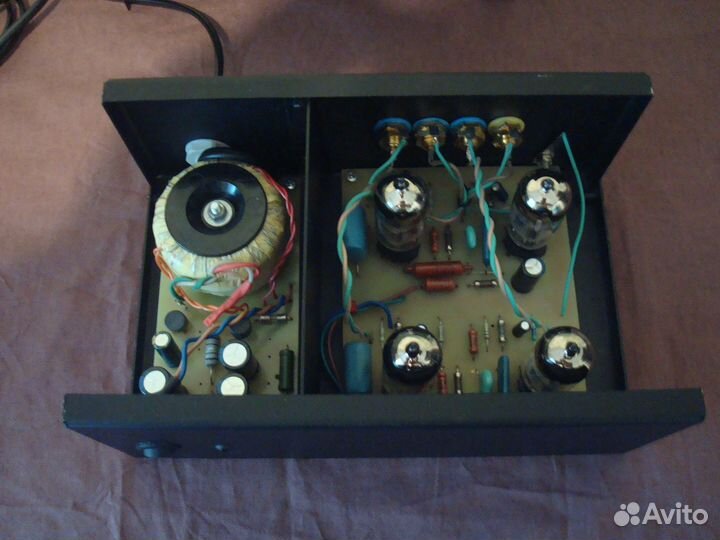 Ламповый фонокорректор на 6С45П