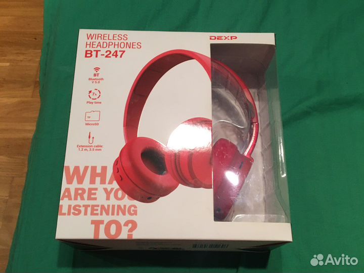 Беспроводные наушники Dexp BT-247