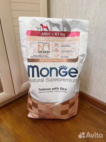 Корм для щенков monge