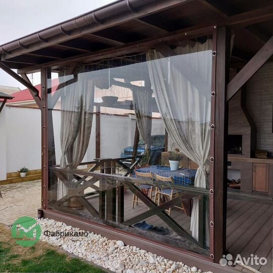 Мягкие окна на веранду от производителя арт 332