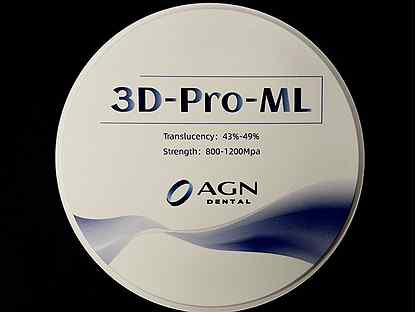 Циркониевый диск 3D-Pro-ML. Циркониевый блок