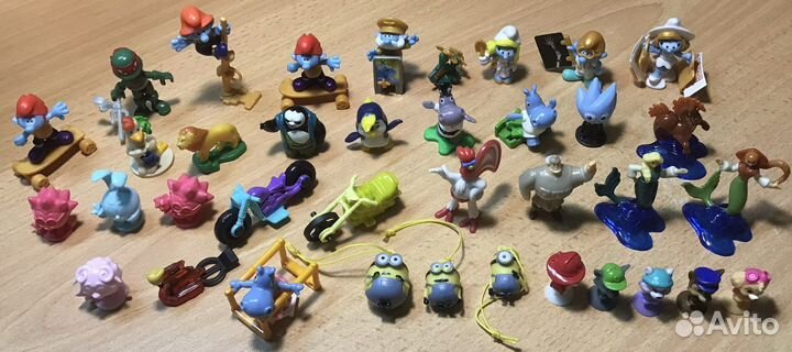 Детские игрушки из киндер сюрприза