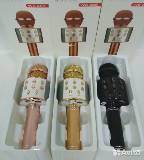 Оригинальный караоке микрофон wster 858