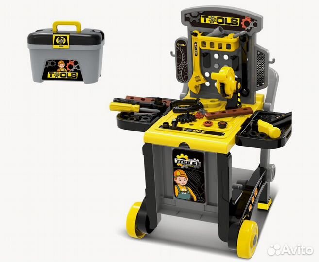 Набор детских инструментов стол с инструментами