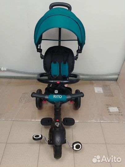 Прокат Велосипед складной с родительской ручкой