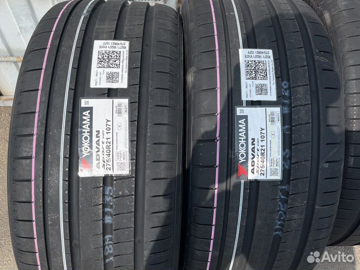 Yokohama Advan Sport V107E 315/35 R21 и 275/40 R21 111Y
