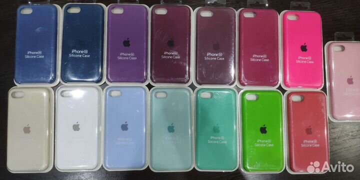 Чехлы Silicone Case и Alcantara на все iPhone
