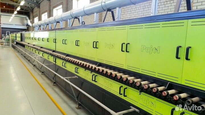 Печь для моллирования стекла туннельная Pujol