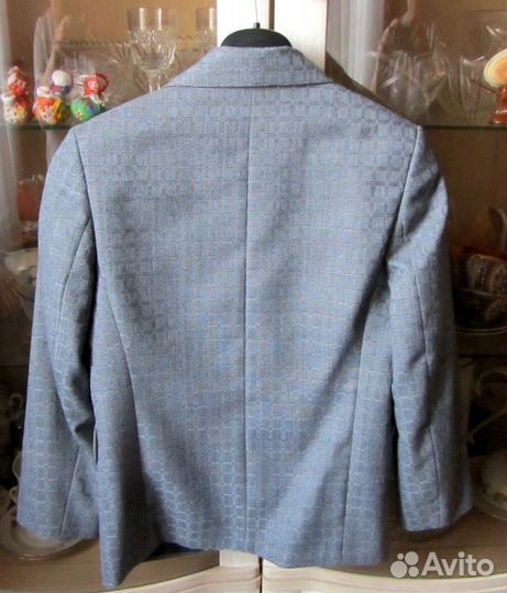 Пиджак серый, р-р 134-64-63
