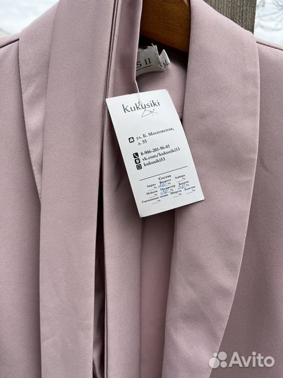 Пиджак женский 46 розовый