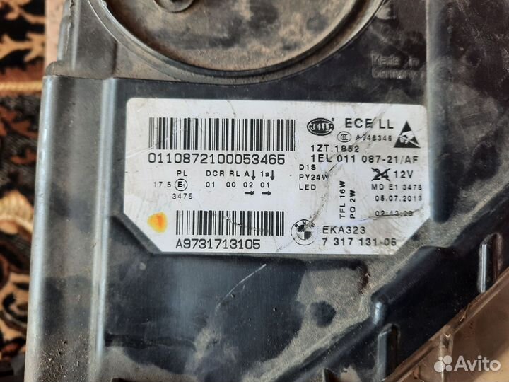 Проводка фары BMW 5 F10