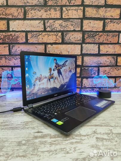Игровой Acer i7 4Gb Видео 12 озу SSD