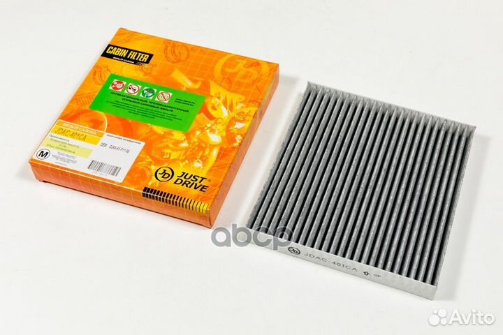 Фильтр салона угольный антибактериальный jdac401CA