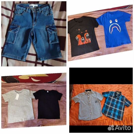 Футболки,рубашки,шорты новые
