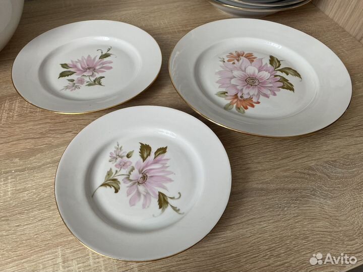Сервиз столовый 36 предметов хризантемы