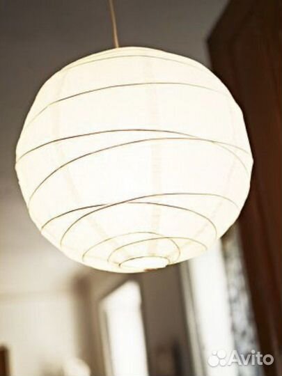 Абажур IKEA бумажный Regolit Реголит