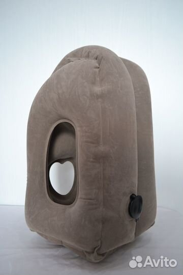 Надувная подушка под голову для путешествий