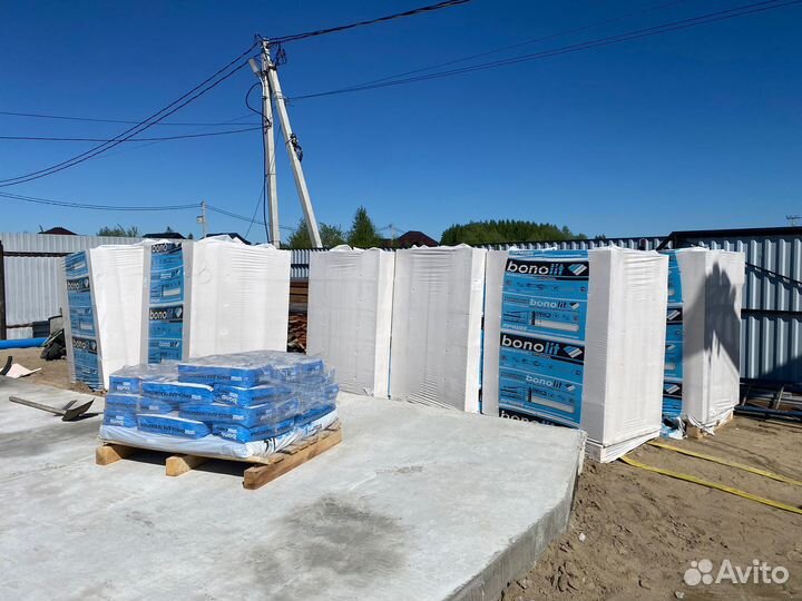 Газосиликатные блоки Бонолит