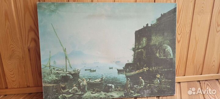 Картина малая гавань в сорренто