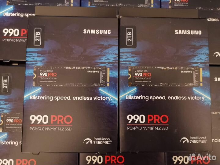 2TB Samsung 990 PRO SSD NVMe (Новые) 7450MB/s
