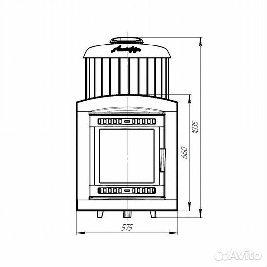 Печь банная «атмосфера XL» ламели «жадеит»
