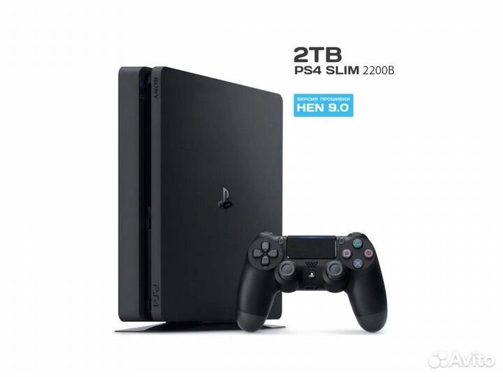 Playstation 4 Slim 2Tb Model CUH 2200B HEN 9.0