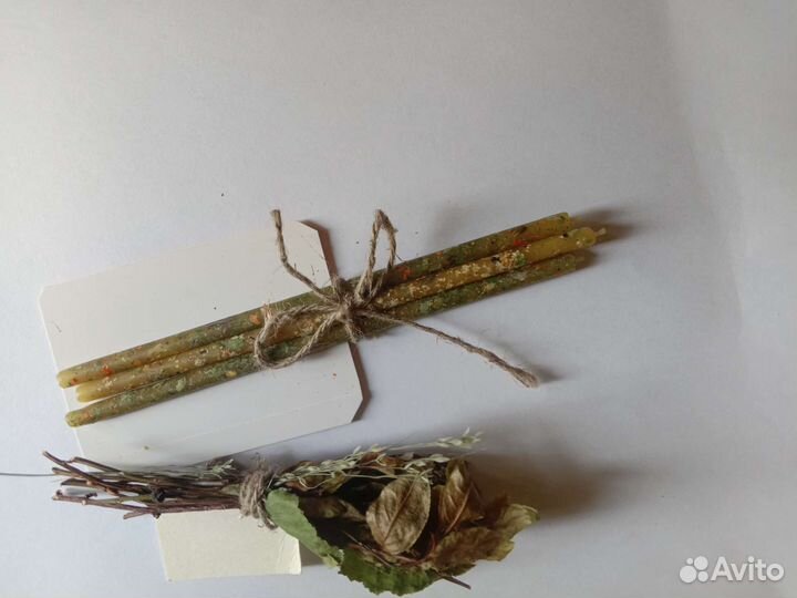 Свечи церковные с травами