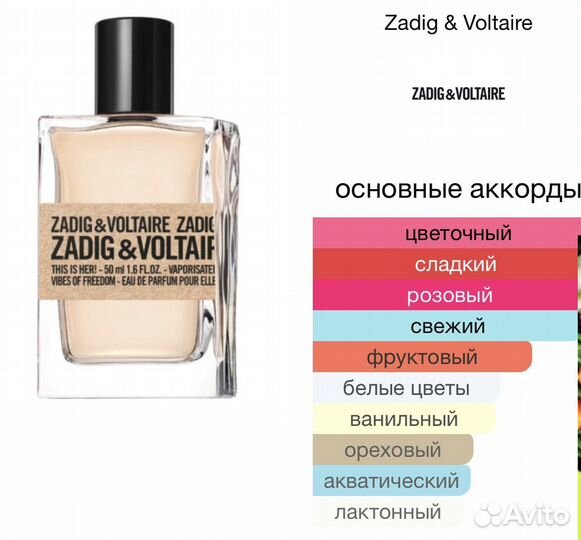 Zadig voltaire this is her vibes of freedom 30 мл