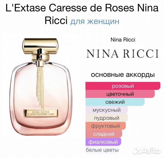 L'Extase Caresse de Roses Nina Ricci 75 мл