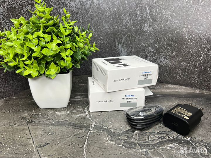 Быстрая зарядка Samsung с проводом