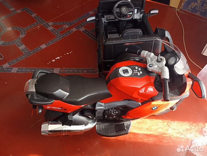 Детский мотоцикл на аккумуляторе bmw