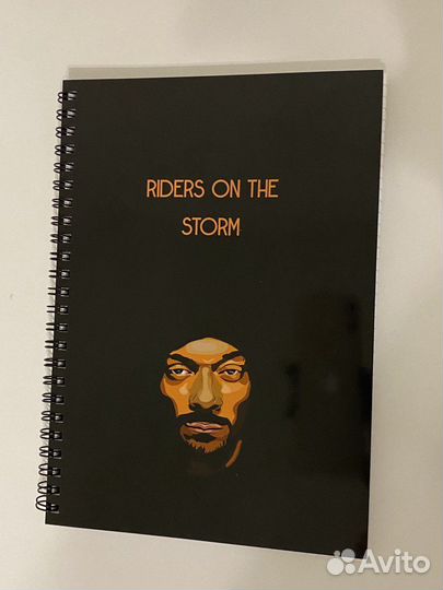 Блокнот, тетрадь с принтом Snoop Dogg