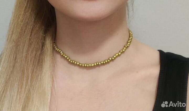 Чокер из бисера