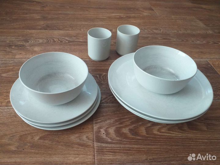 IKEA набор столовой посудыИкеа блюдца бокал пиалы