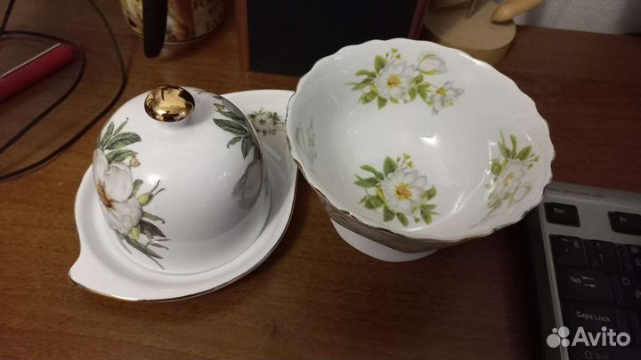 Набор посуды лимонница и конфетница