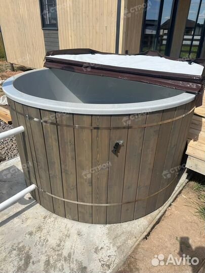 Банный чан - купель на дровах