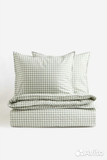 Постельное белье в клетку H&M