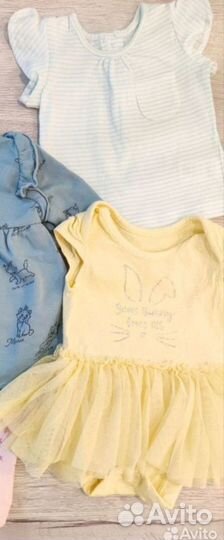 Одежда для девочки были слипы next 50 56 до 1 мес