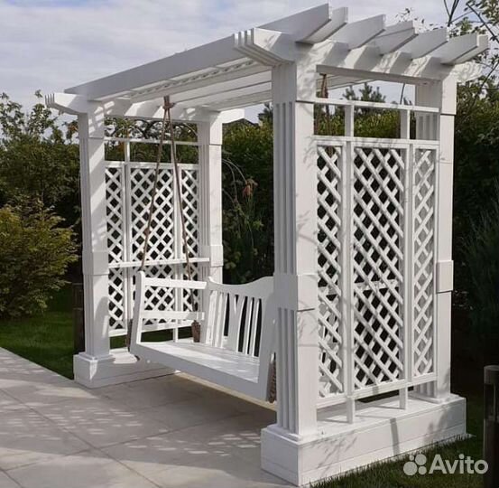 Садовые качели новые