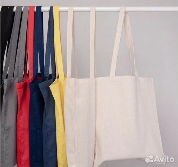 Шоппер мерч с нанесением печати от 100 шт