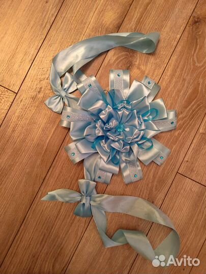 Бант на конверт на выписку за кашу