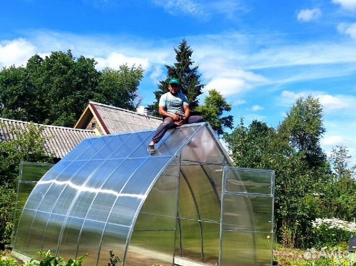 Теплицы из поликарбоната усиленная