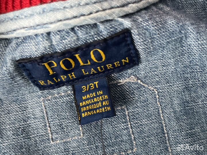 Джинсовая куртка для мальчика 104