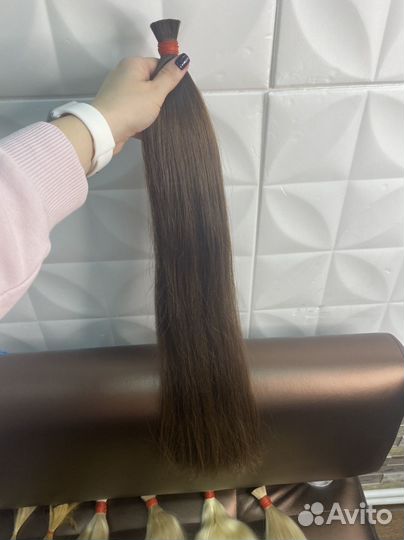 Волосы для наращивания 60 см русые