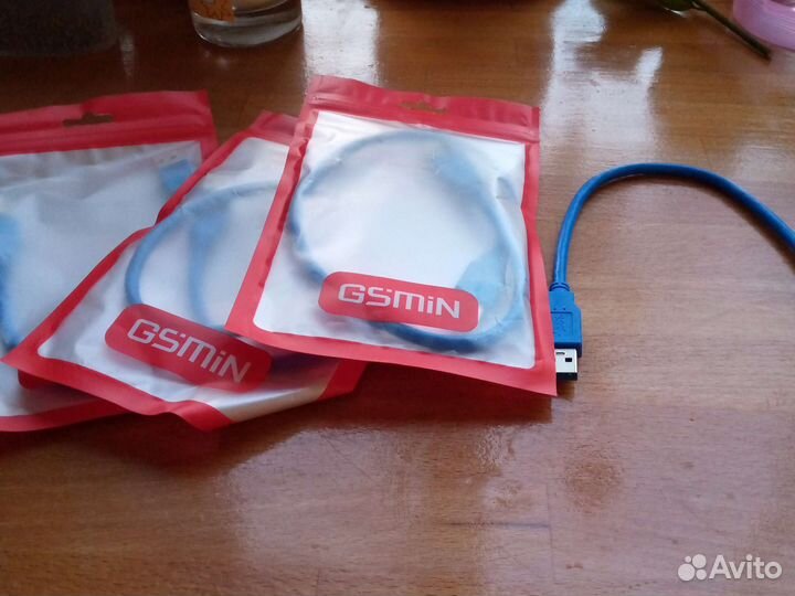 Кабель USB 3,0 новый 0,3 и 0,5 м