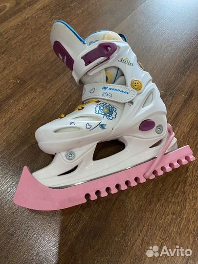 Коньки детские раздвежные размер 30-33