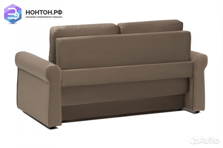 Диван еврокнижка Лира коричневый