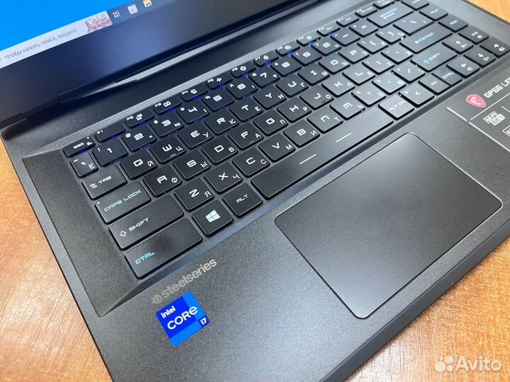 Игровой ноутбук Msi i7-11800h + RTX 3080 8Gb