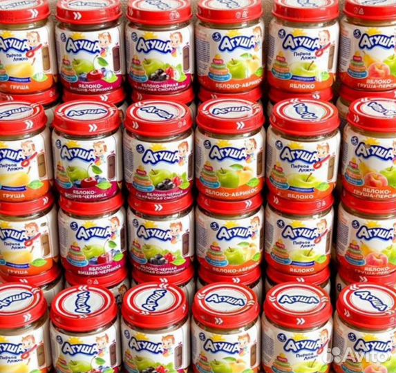 Детское питание, фруктовое пюре